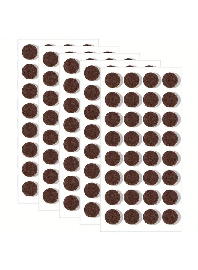 Beige 160pcs Self Adhesive Felt Pads Heavy Duty Furniture Protectors Non Slip Scratch Resistant - Image 1